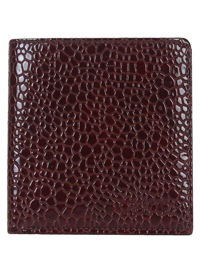 CREATURE Bi-Fold Maroon Color Faux-Leather Wallet for Men/Boys with Multiple Card Slots(Color-Maroon||WL-053) - Image 2